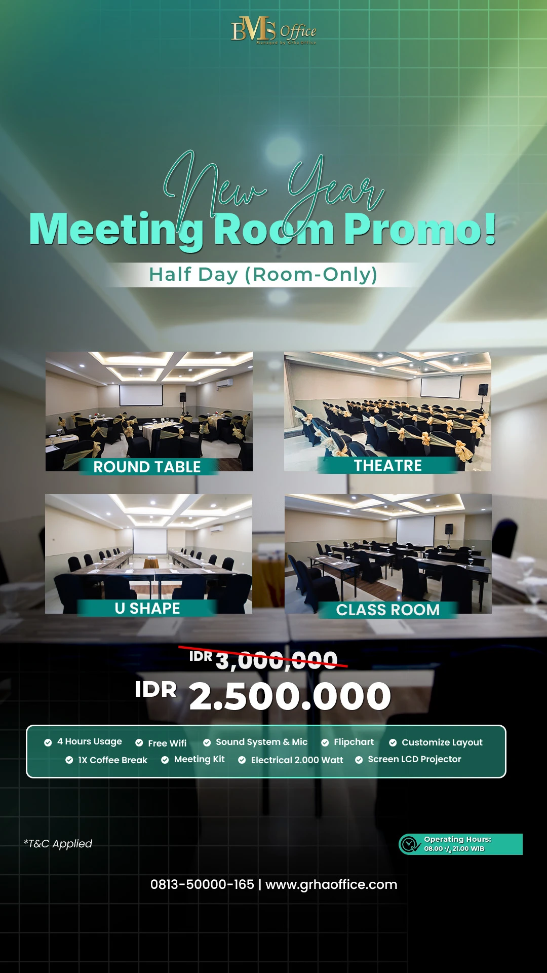 Sewa Ruang Meeting Eksternal untuk Evaluasi Bulanan