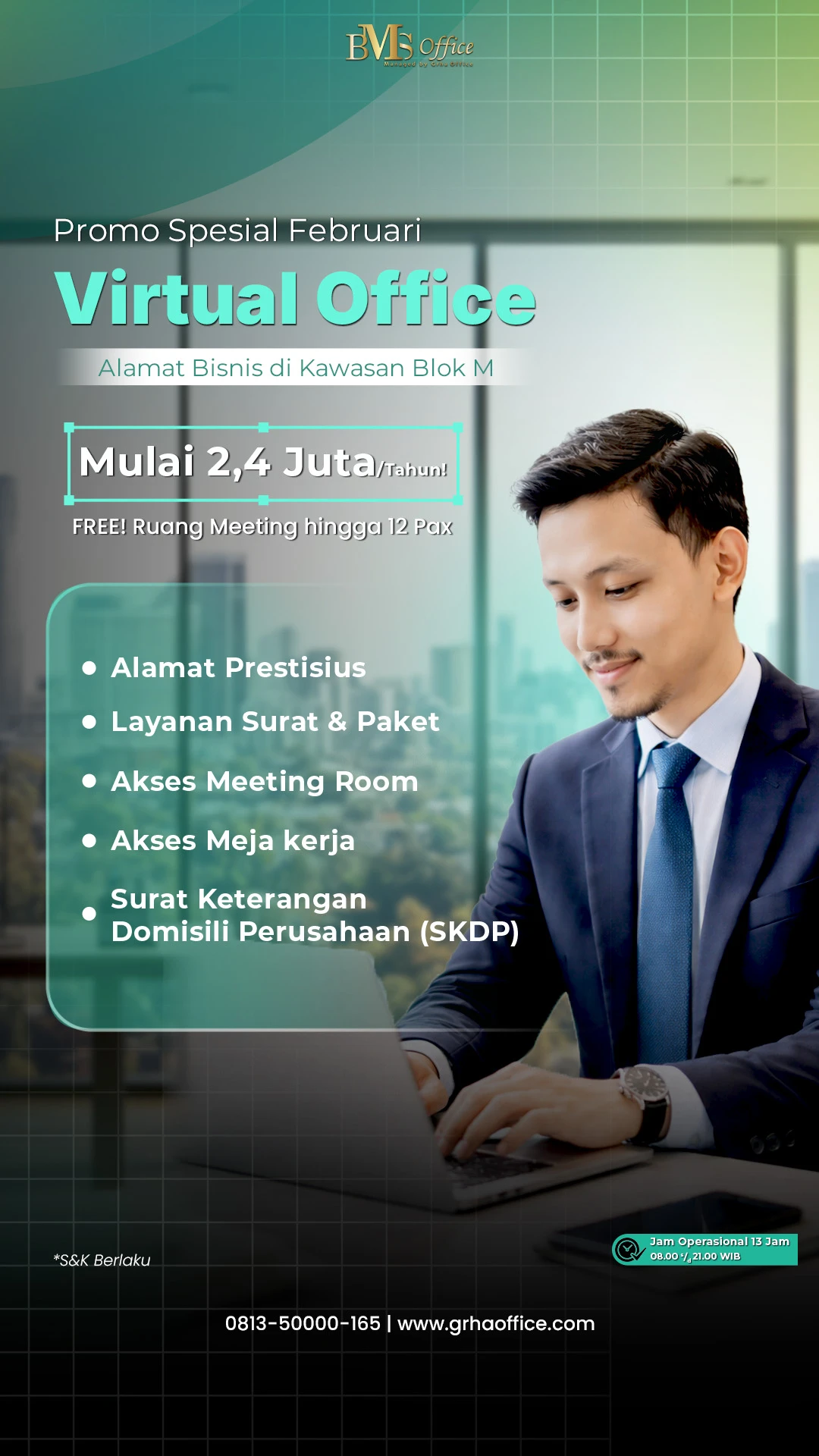 Tim WFA Saat Ramadhan? Pastikan Domisili Bisnis Tetap Aktif di Grha Office!